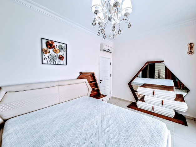 Трехкомнатная меблированная квартира в комплексе с хорошей инфраструктурой, Махмутлар 125 м2 - Ракурс 37