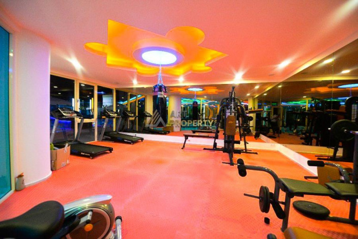 Трехкомнатная меблированная квартира в комплексе с хорошей инфраструктурой, Махмутлар 125 м2 - Ракурс 38