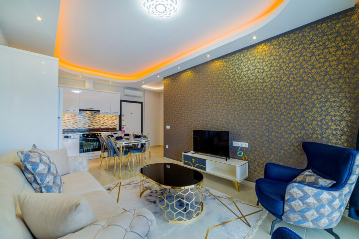 Шикарная двухкомнатная квартира с мебелью вблизи моря в Махмутлар, 60 м2 - Ракурс 12