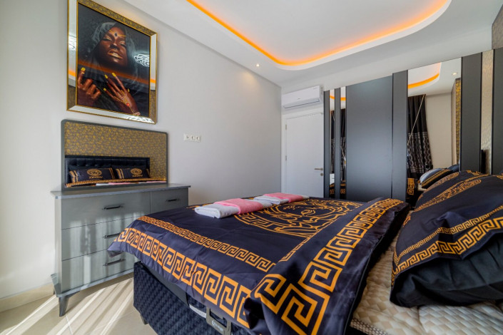 Шикарная двухкомнатная квартира с мебелью вблизи моря в Махмутлар, 60 м2 - Ракурс 20