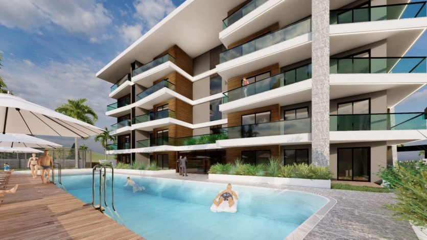 Новый проект в центральной части Махмутлара в 750 м от моря! - Ракурс 20