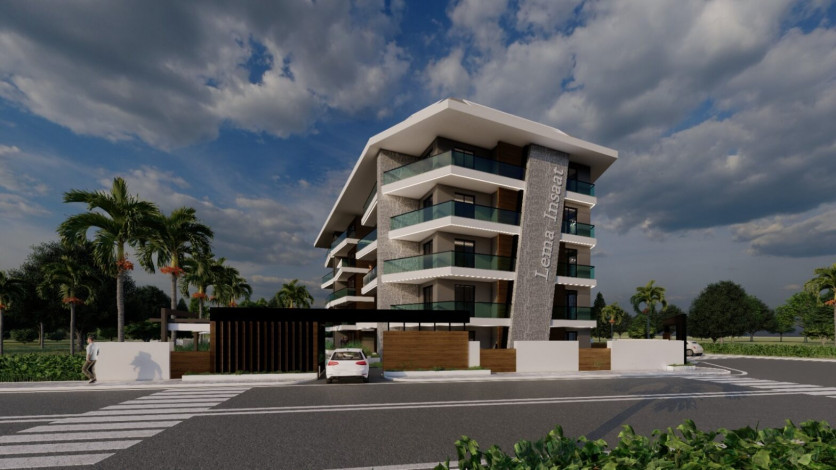 Новый проект в центральной части Махмутлара в 750 м от моря! - Ракурс 21