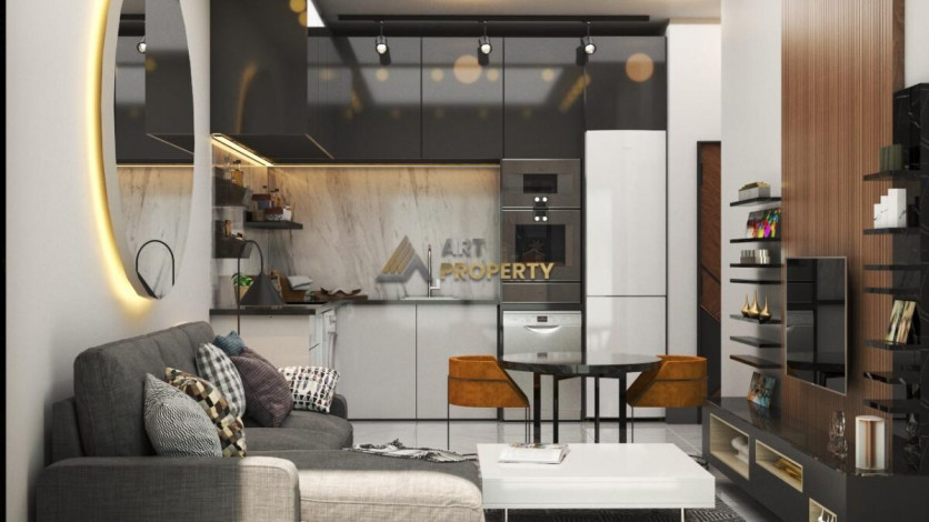 Новый проект для инвестиций в 150 метрах от Средиземного моря в Окурджаларе, от 39 м2 - Ракурс 12