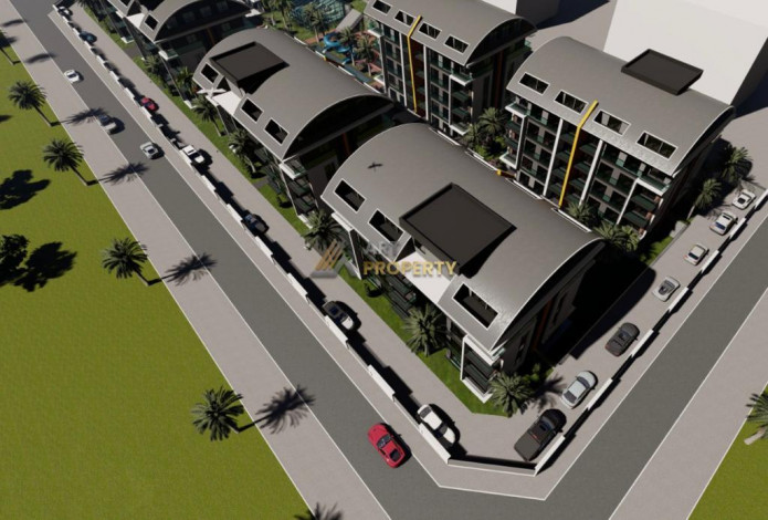 Новый проект для инвестиций в 150 метрах от Средиземного моря в Окурджаларе, от 39 м2 - Ракурс 8