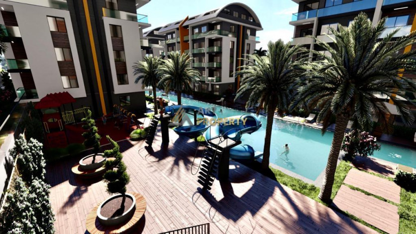 Новый проект для инвестиций в 150 метрах от Средиземного моря в Окурджаларе, от 39 м2 - Ракурс 4