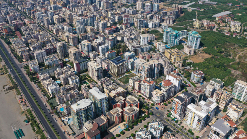 Проект на центральной улице Барбарос в 100м от моря Махмутлар, 66,5м- 240,5м - Ракурс 5