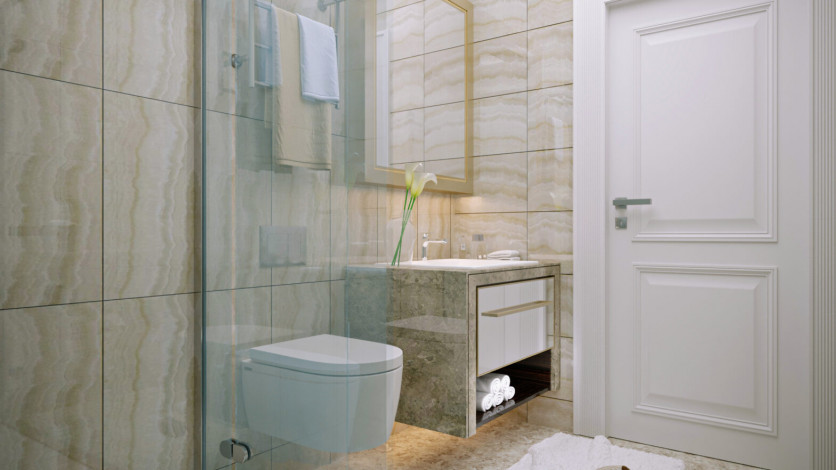 Проект на этапе строительства в экологически чистом районе Аланьи – Каргыджак, 60,4м- 142,6м - Ракурс 3