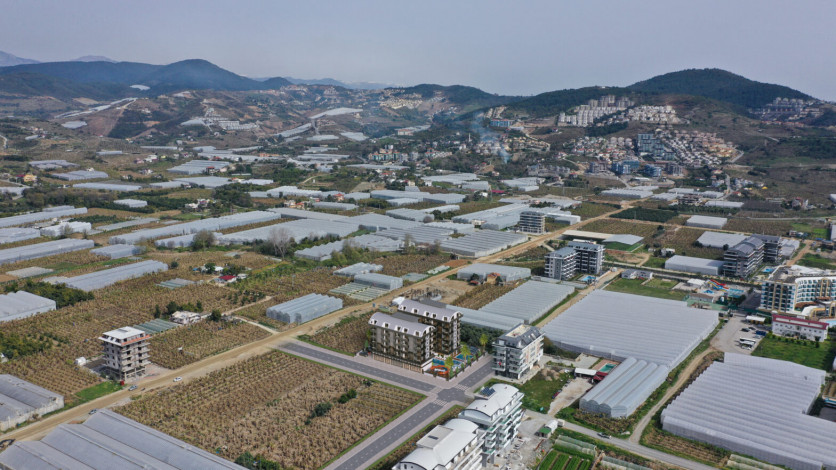 Проект на этапе строительства в экологически чистом районе Аланьи – Каргыджак, 60,4м- 142,6м - Ракурс 11