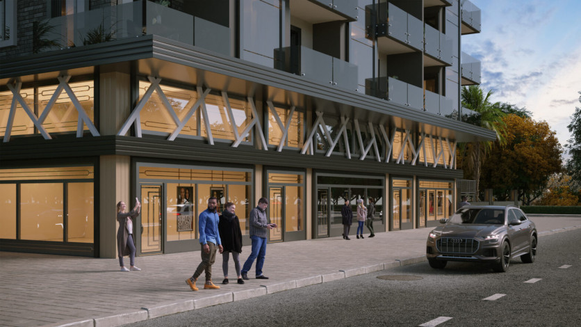 Проект на этапе строительства в экологически чистом районе Аланьи – Каргыджак, 60,4м- 142,6м - Ракурс 14