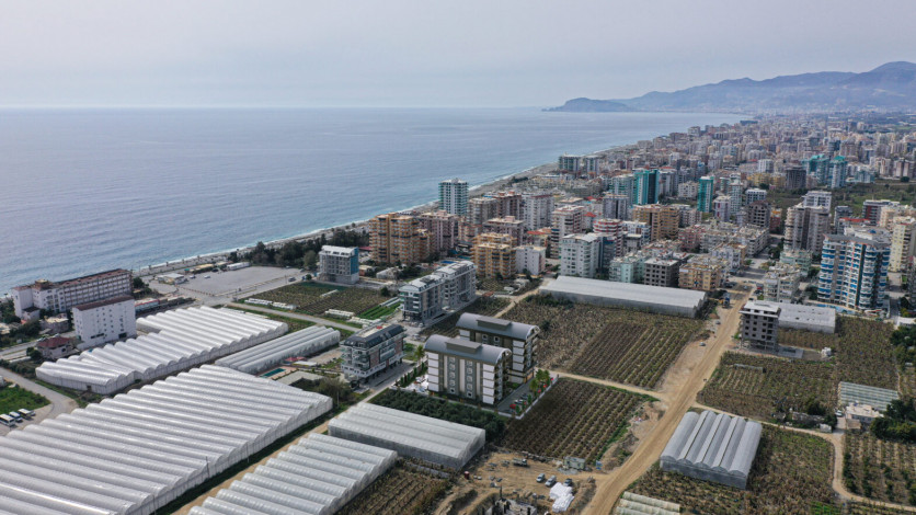 Проект на этапе строительства в экологически чистом районе Аланьи – Каргыджак, 60,4м- 142,6м - Ракурс 22