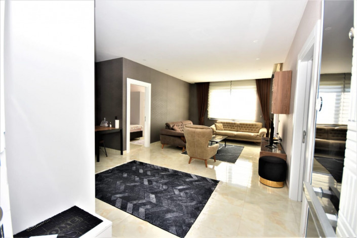 Трехкомнатные апартаменты с мебелью в районе Клеопатры, 95 м2 - Ракурс 7