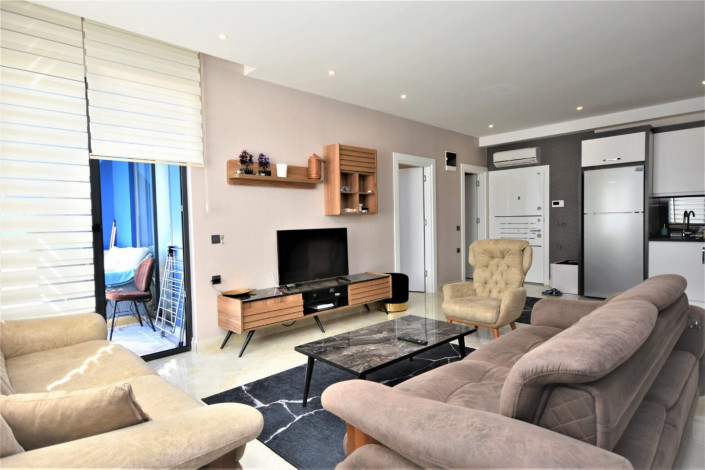 Трехкомнатные апартаменты с мебелью в районе Клеопатры, 95 м2 - Ракурс 11