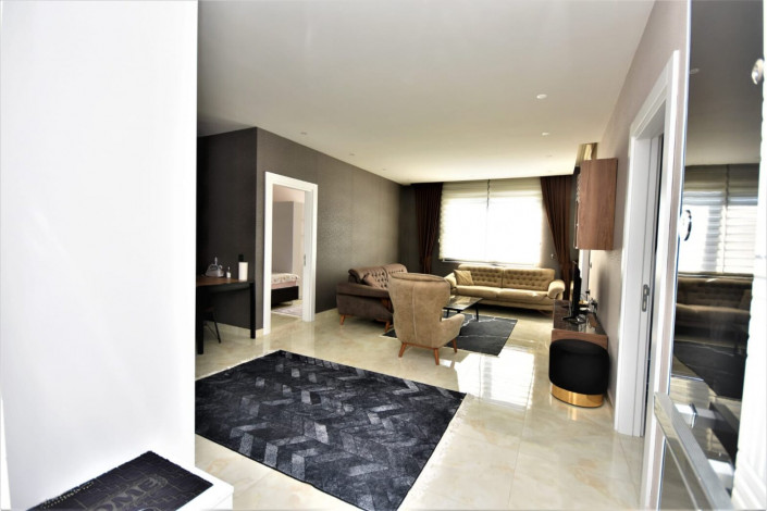 Трехкомнатные апартаменты с мебелью в районе Клеопатры, 95 м2 - Ракурс 13