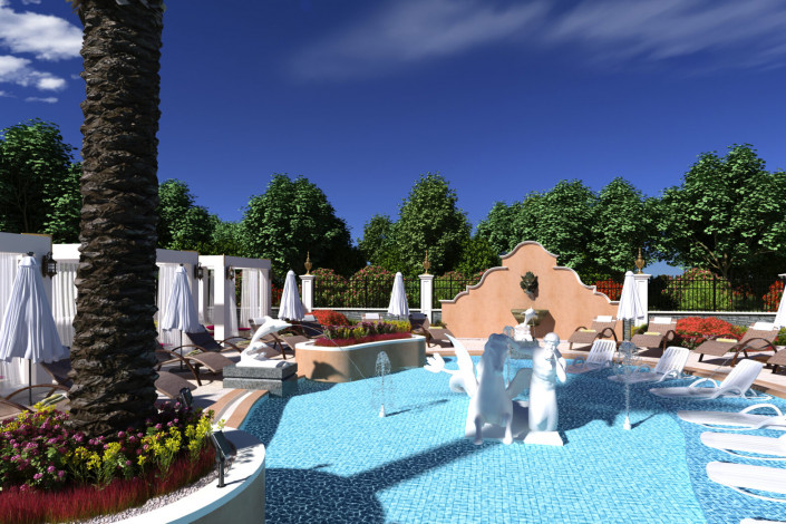 Элитный жилой комплекс на первой береговой линии в районе Махмутлар, 122м-299м - Ракурс 2