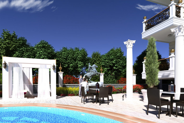 Элитный жилой комплекс на первой береговой линии в районе Махмутлар, 122м-299м - Ракурс 3