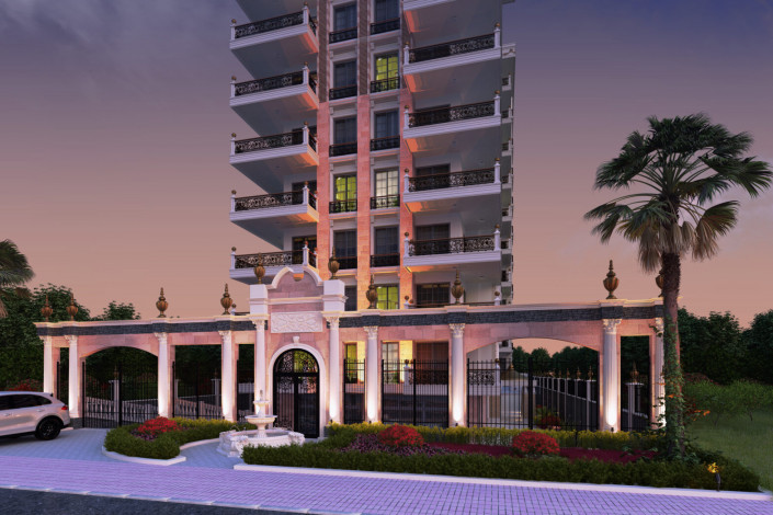 Элитный жилой комплекс на первой береговой линии в районе Махмутлар, 122м-299м - Ракурс 5