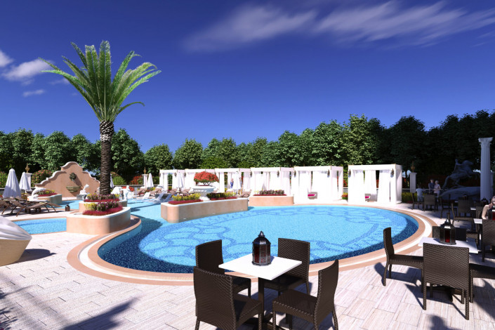 Элитный жилой комплекс на первой береговой линии в районе Махмутлар, 122м-299м - Ракурс 6