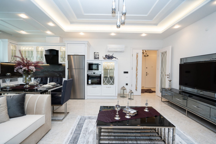 Элитный жилой комплекс на первой береговой линии в районе Махмутлар, 122м-299м - Ракурс 11