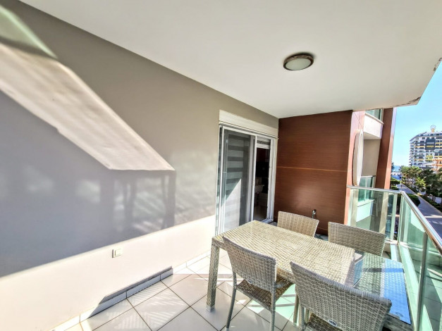 Трехкомнатная квартира с частичным видом на море в люксовом комплексе в Махмутлар, 110 м2 - Ракурс 23