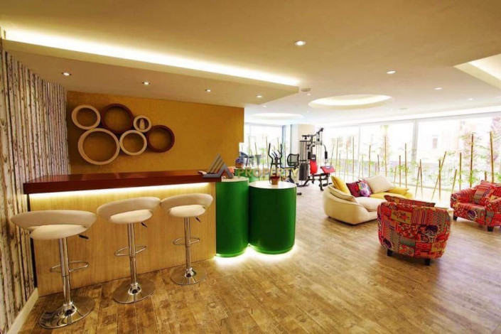 Трехкомнатная квартира с частичным видом на море в люксовом комплексе в Махмутлар, 110 м2 - Ракурс 32