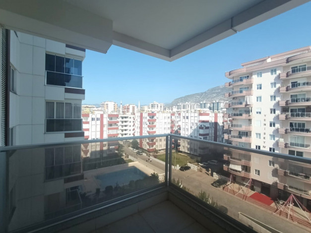 Трехкомнатные меблированные апартаменты с видом на море и горы в районе Махмутлар, 120м2 - Ракурс 19