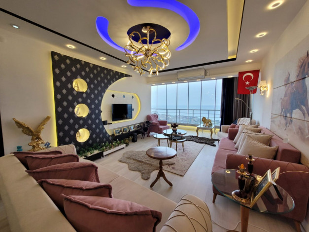 Квартира 2+1 в районе Клеопатры с новым ремонтом и прямым видом на море, 100 м2 - Ракурс 3