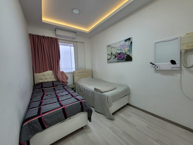 Квартира 2+1 в районе Клеопатры с новым ремонтом и прямым видом на море, 100 м2 - Ракурс 6