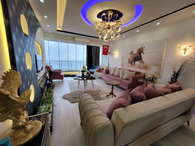 Квартира 2+1 в районе Клеопатры с новым ремонтом и прямым видом на море, 100 м2 - Ракурс 9