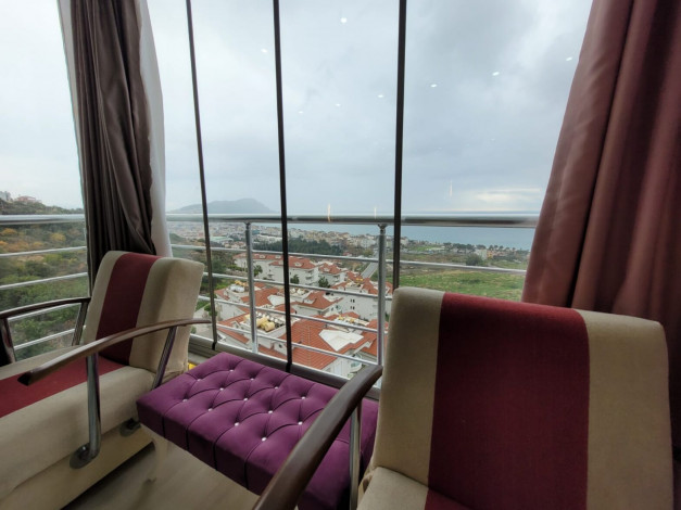 Квартира 2+1 в районе Клеопатры с новым ремонтом и прямым видом на море, 100 м2 - Ракурс 12