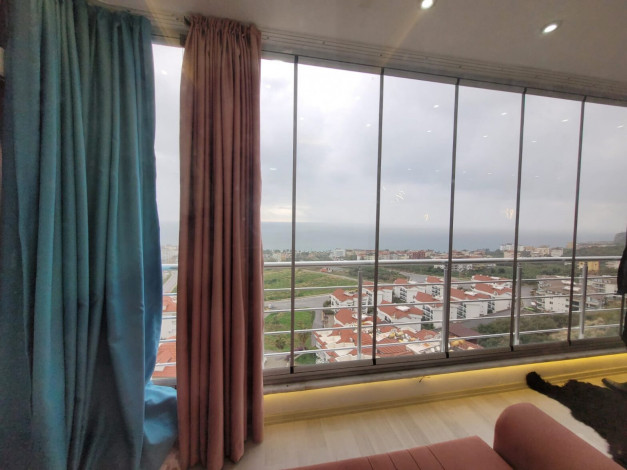 Квартира 2+1 в районе Клеопатры с новым ремонтом и прямым видом на море, 100 м2 - Ракурс 17