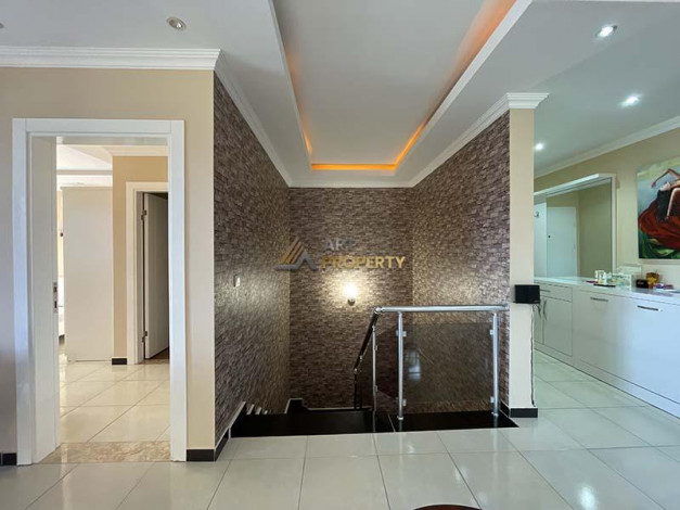 Меблированная двухуровневая квартира 3+1 в комплексе с инфраструктурой в Кестеле, 170 м2 - Ракурс 15