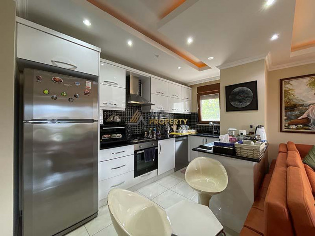 Меблированная двухуровневая квартира 3+1 в комплексе с инфраструктурой в Кестеле, 170 м2 - Ракурс 21