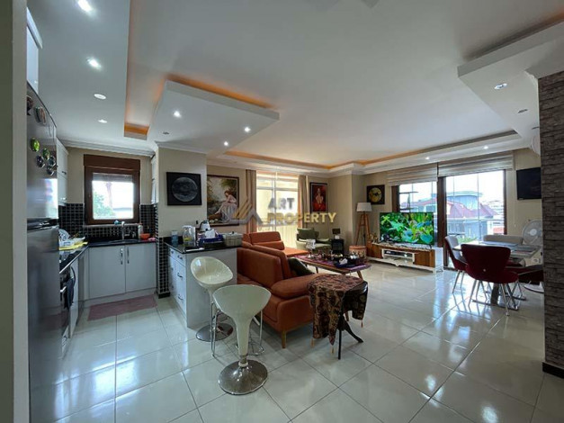 Меблированная двухуровневая квартира 3+1 в комплексе с инфраструктурой в Кестеле, 170 м2 - Ракурс 25