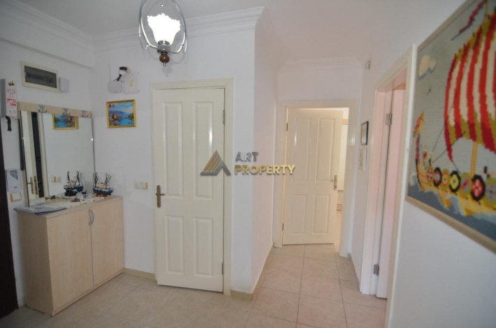 Просторная квартира 2+1 в 300 метрах от Средиземного моря в районе Оба, 100 м2 - Ракурс 12