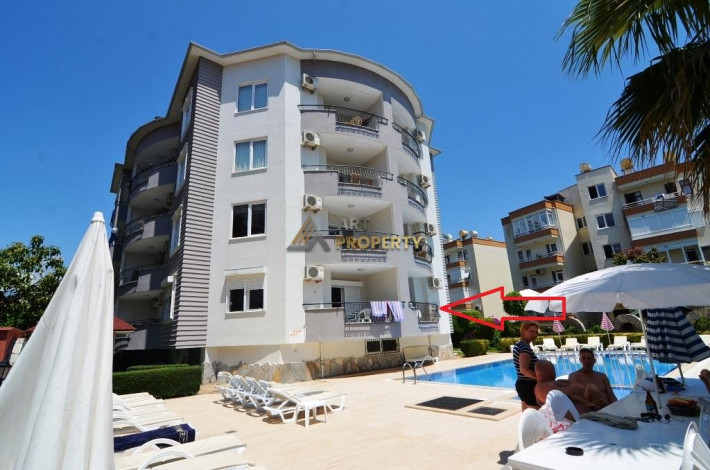 Просторная квартира 2+1 в 300 метрах от Средиземного моря в районе Оба, 100 м2 - Ракурс 15