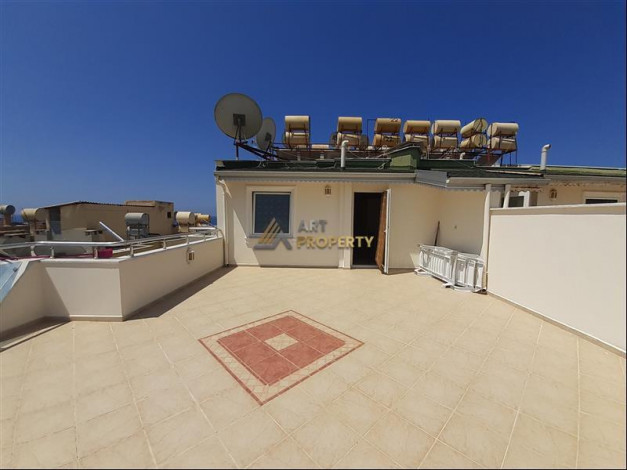 Двухуровневый пентхаус 3+1 на первой линии в районе Махмутлар, 180 м2 - Ракурс 14