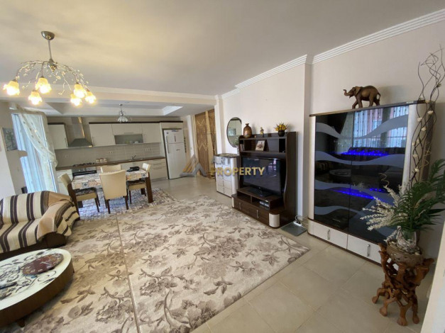 Трехкомнатная квартира в 250 метрах от моря на высоком этаже в Махмутлар, 115 м2 - Ракурс 13