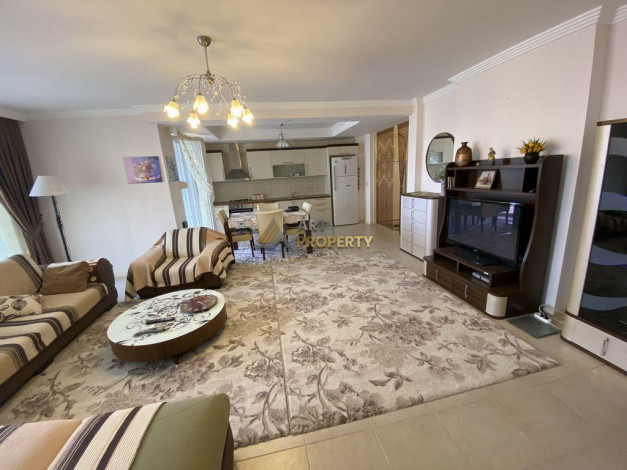 Трехкомнатная квартира в 250 метрах от моря на высоком этаже в Махмутлар, 115 м2 - Ракурс 14