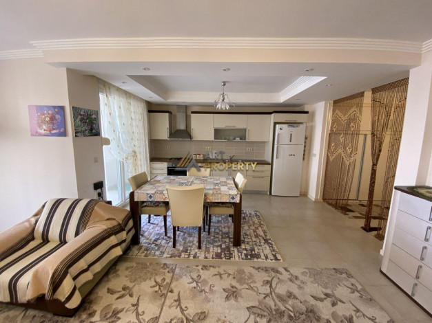 Трехкомнатная квартира в 250 метрах от моря на высоком этаже в Махмутлар, 115 м2 - Ракурс 16