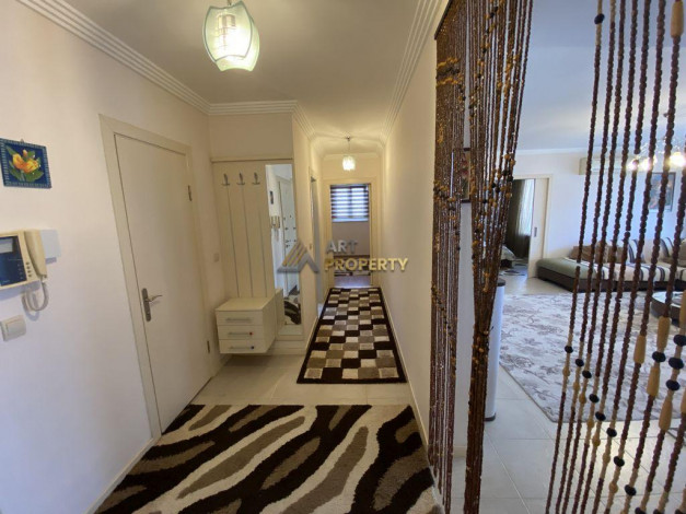 Трехкомнатная квартира в 250 метрах от моря на высоком этаже в Махмутлар, 115 м2 - Ракурс 25