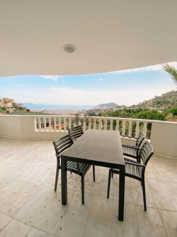 Полностью меблированная вилла 4+1 со бассейном и шикарным панорамным видом на Аланью, 300 м2 - Ракурс 5