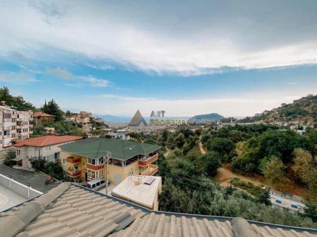 Полностью меблированная вилла 4+1 со бассейном и шикарным панорамным видом на Аланью, 300 м2 - Ракурс 10