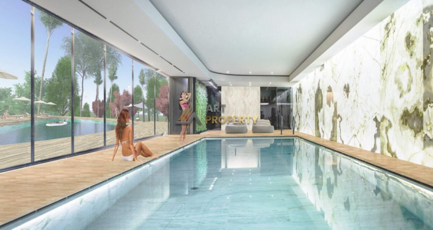 Двухкомнатная квартира в комплексе с инфраструктурой в районе Авсаллар, 50 м2 - Ракурс 2