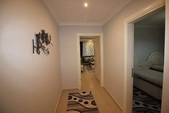 В центре Аланьи меблированная квартира 2+1 с хорошим ремонтом, 100 м2 - Ракурс 2