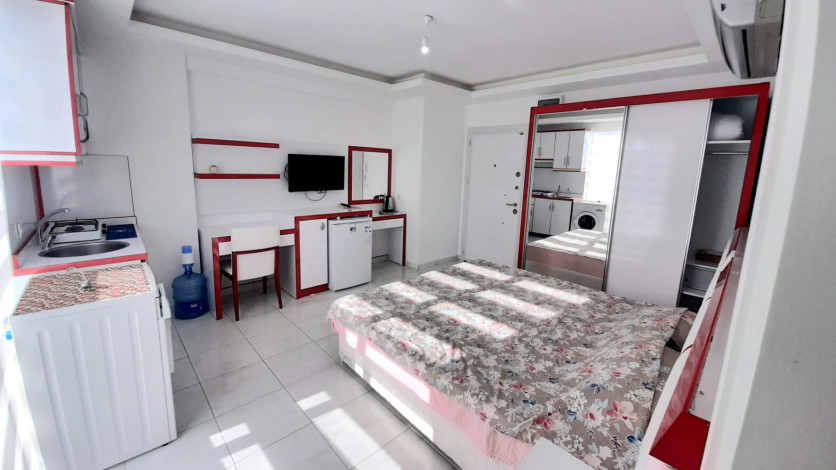 Полностью меблированная студия в близи от пляжа в Махмутлар, 35 м2 - Ракурс 7