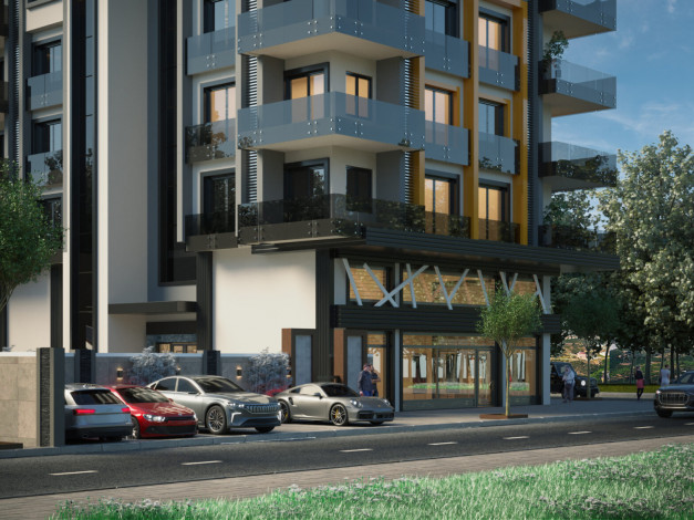 Проект на завершающем этапе строительства в районе Каргыджак, 61,8м- 147,5м - Ракурс 2