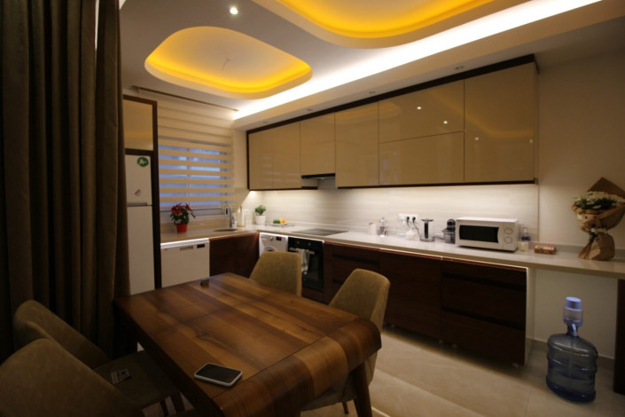 Трехкомнатная квартира с полами с подогревом в одном из больших комплексов района Махмтулар, 130 м2 - Ракурс 19