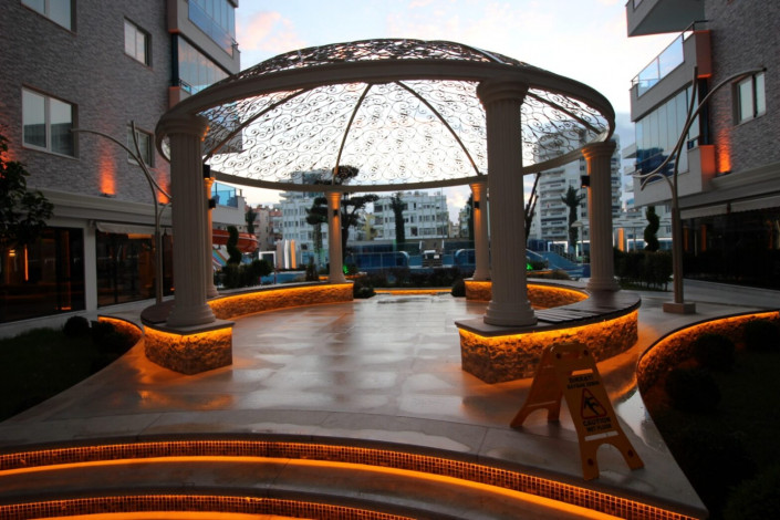 Трехкомнатная квартира с полами с подогревом в одном из больших комплексов района Махмтулар, 130 м2 - Ракурс 29