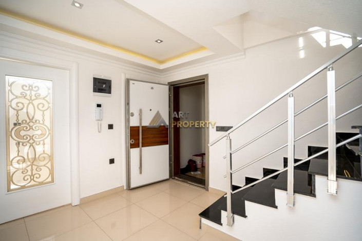 Двухуровневый пентхаус с видом на море и горы в районе Махмутлар, 215,7м - Ракурс 9