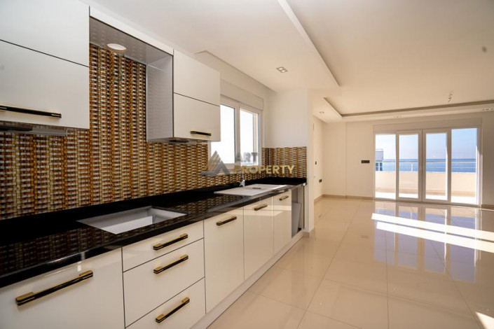 Двухуровневый пентхаус с видом на море и горы в районе Махмутлар, 215,7м - Ракурс 12